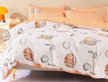 家纺手绘星系全棉A类抗菌三四件