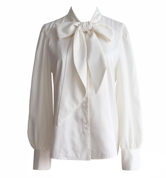 法式衬衫女设计感小众